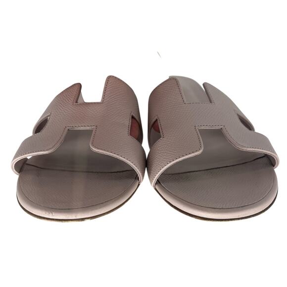 Hermès Oasis H Logo Slides in Light Pink - Picture 7 of 16
